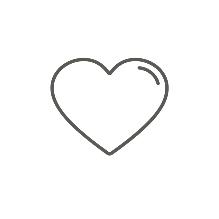 Ein einfaches, umreißendes Herzsymbol als Symbol für verständliche Erklärung.